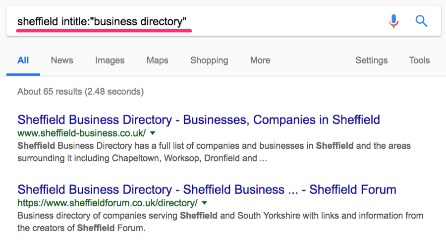 sheffield business directory operator سئو محلی یا لوکال سئو چیست؟